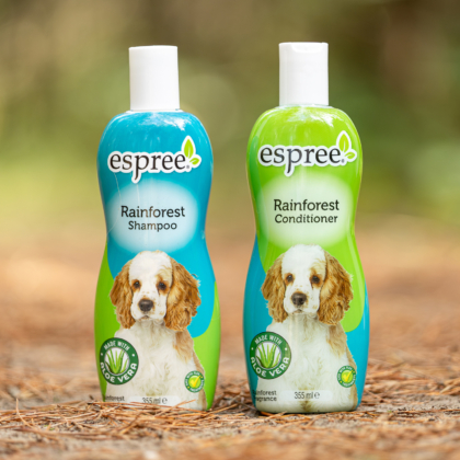 Espree Rainforest shampoo en Rainforest conditioner 2025 sfeer - productfoto