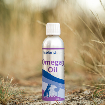 Icelandpet Omega3 oil 2025 sfeer - productfoto (3)